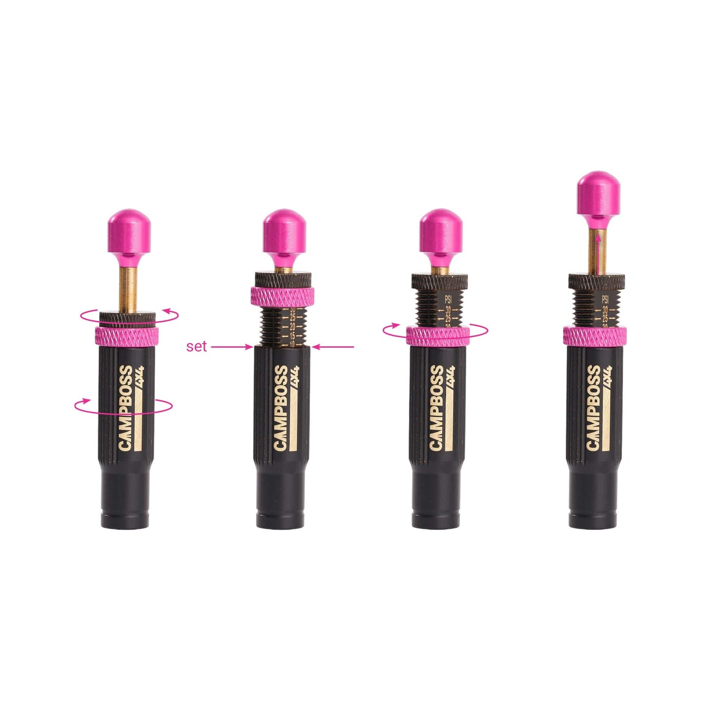 PINK Tyre Deflators