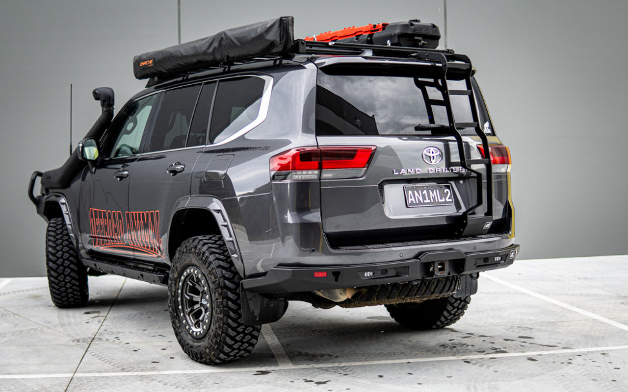 Rear door ladder to suit LC300 Toyota Landcruiser 2021 on