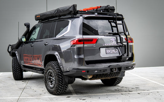 Rear door ladder to suit LC300 Toyota Landcruiser 2021 on