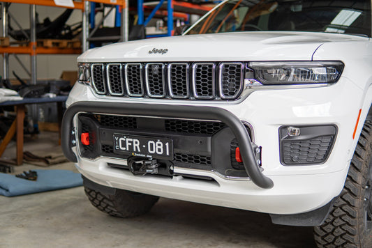 Round Nudge bar to suit Jeep Grand Cherokee L and WL 2022 to current Overland Only