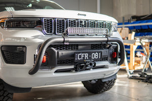 Round Nudge bar to suit Jeep Grand Cherokee L and WL 2022 to current Overland Only