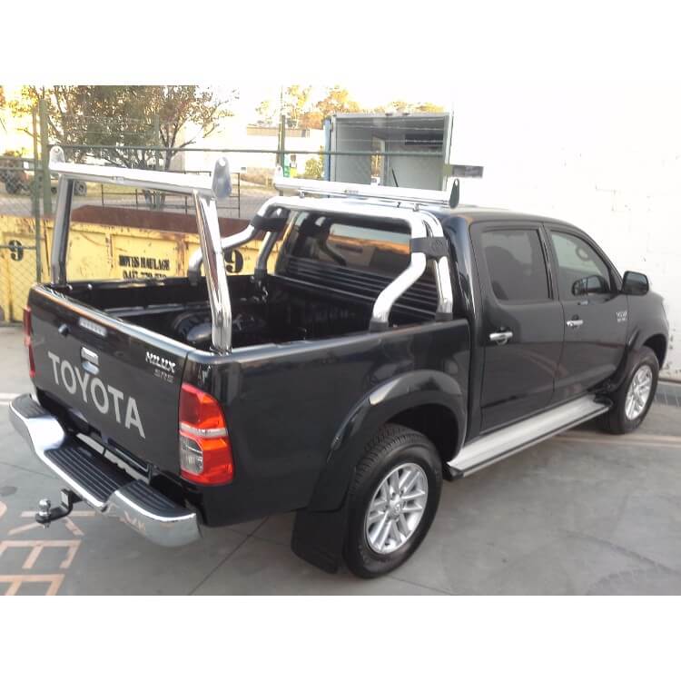 Polished Adaptor Rack Set compatible with SR5 Hilux