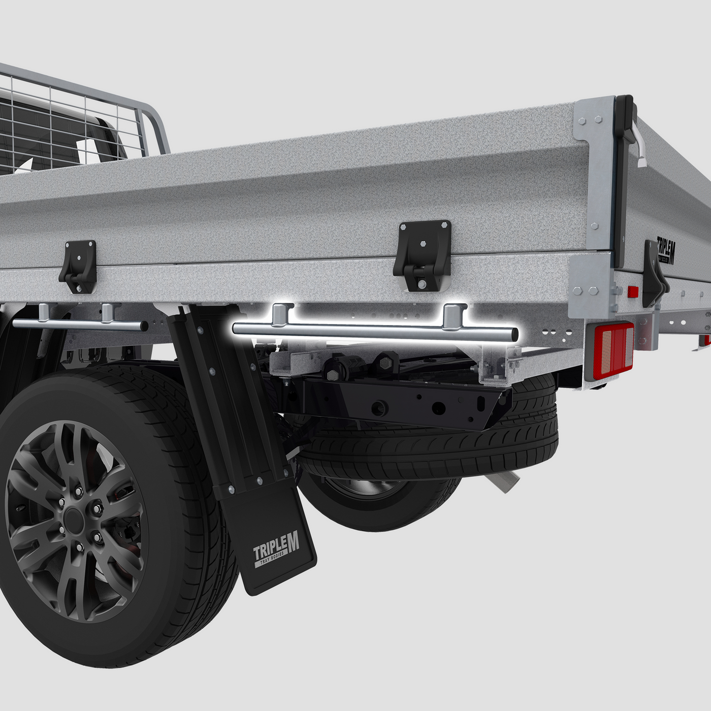 Rope Rail - Steel Tray