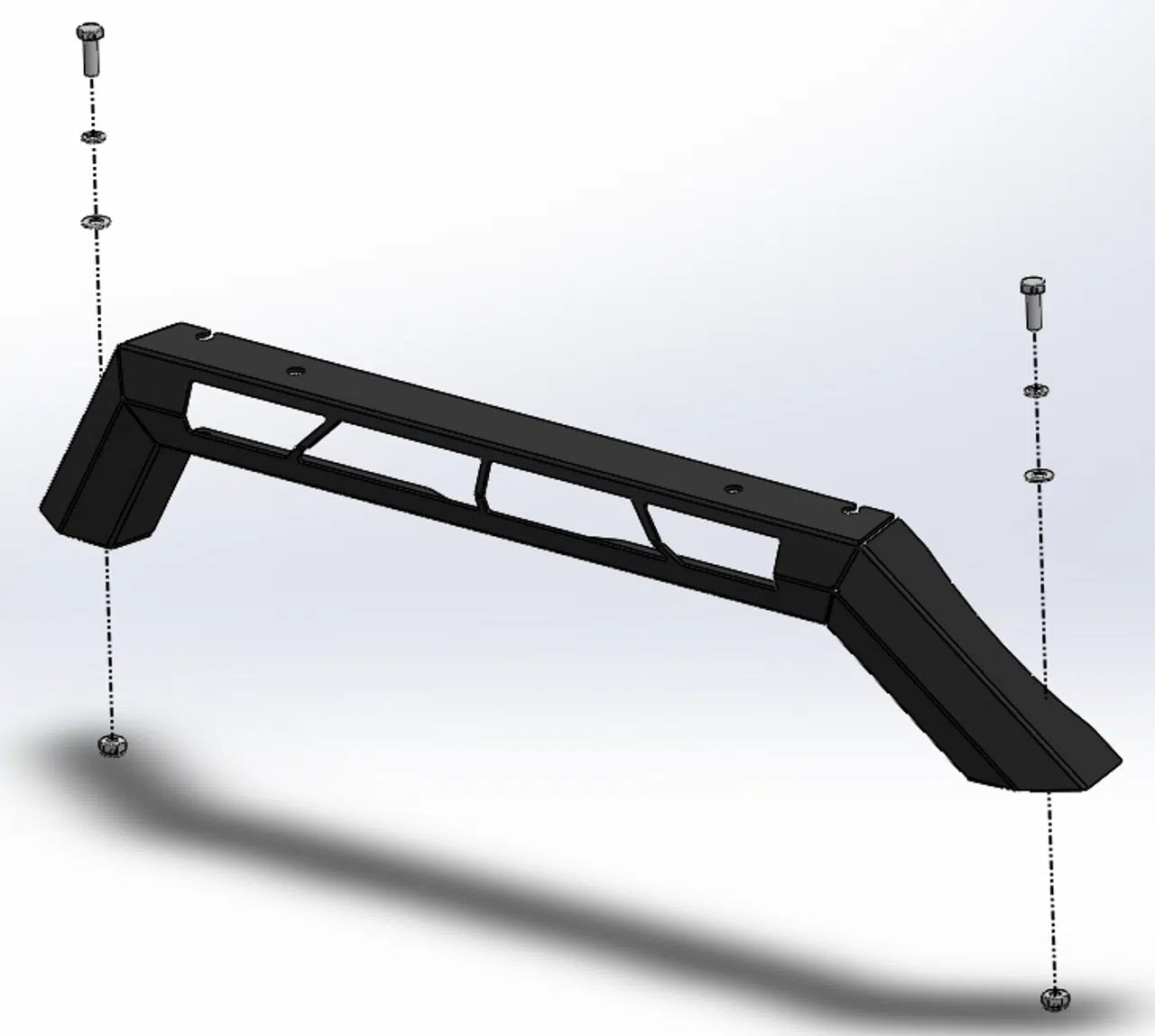 Stealth Top hoop type B, to suit LED Light JK, JT and JL Wrangler
