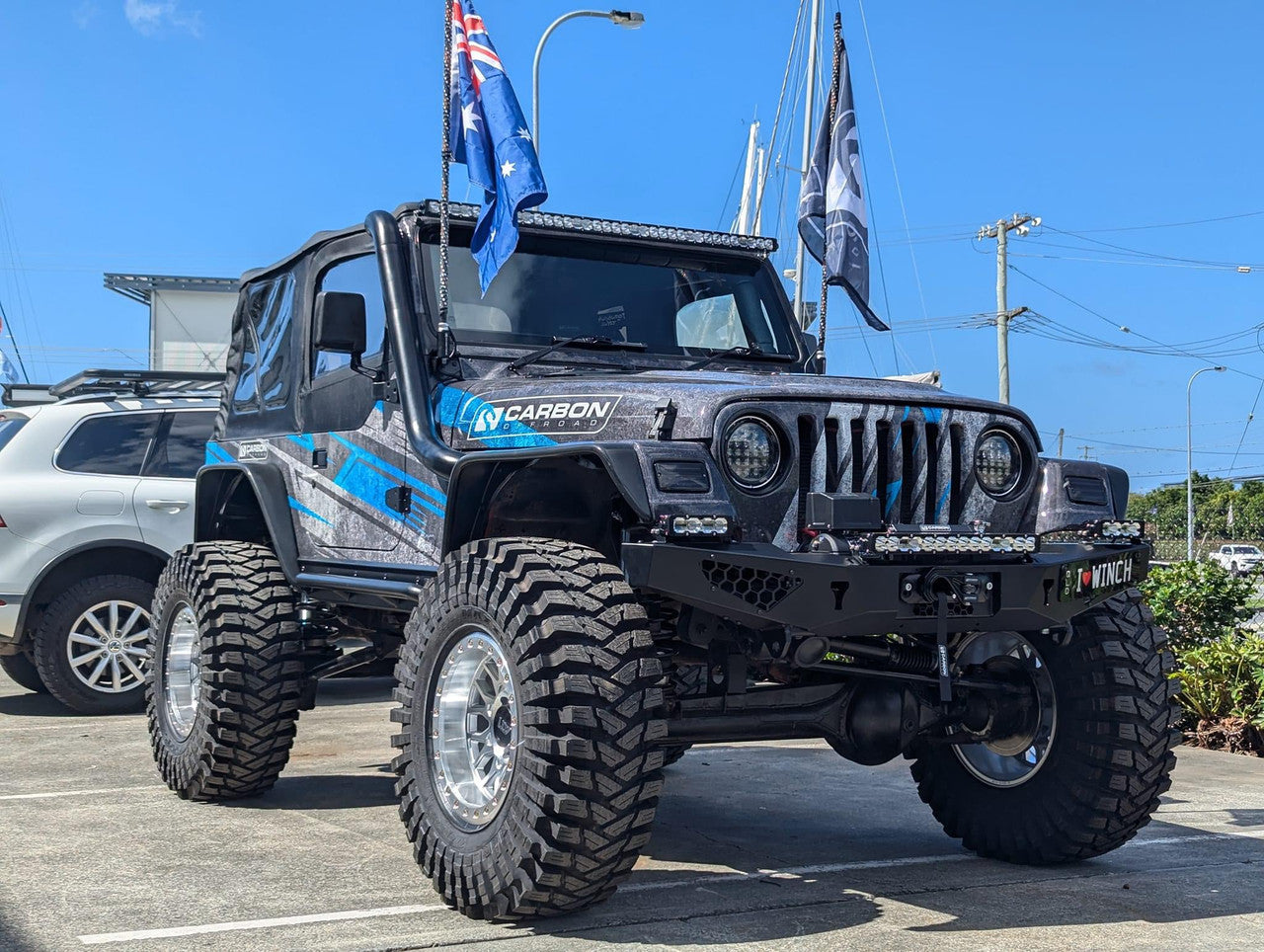 Predator bar to suit Jeep TJ Wrangler 1996-2006