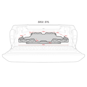 Tray Sliders Ssangyong Musso Long Bed