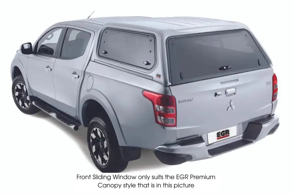 EGR Front Drop Down Window - Suits all EGR Canopies  Mitsubishi Triton MQ 2015-2018