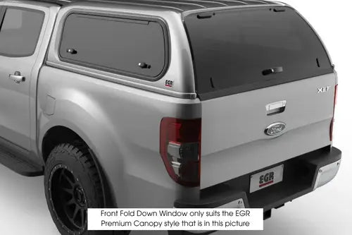 EGR Front Drop Down Window - Suits all EGR Canopies  Mazda BT-50 2018-2019