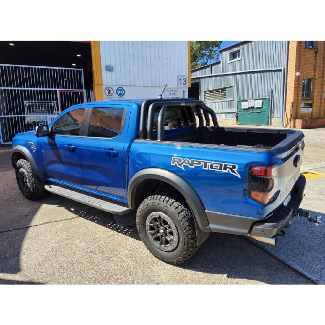 Custom made 3 Piece Alloy Pro Textured Black Sportsbar to suit Next Gen Raptor