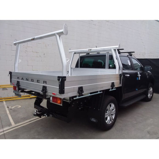 Brush Finish 76mm Trade Racks with Welded Loops to suit 2021 Ford Ranger