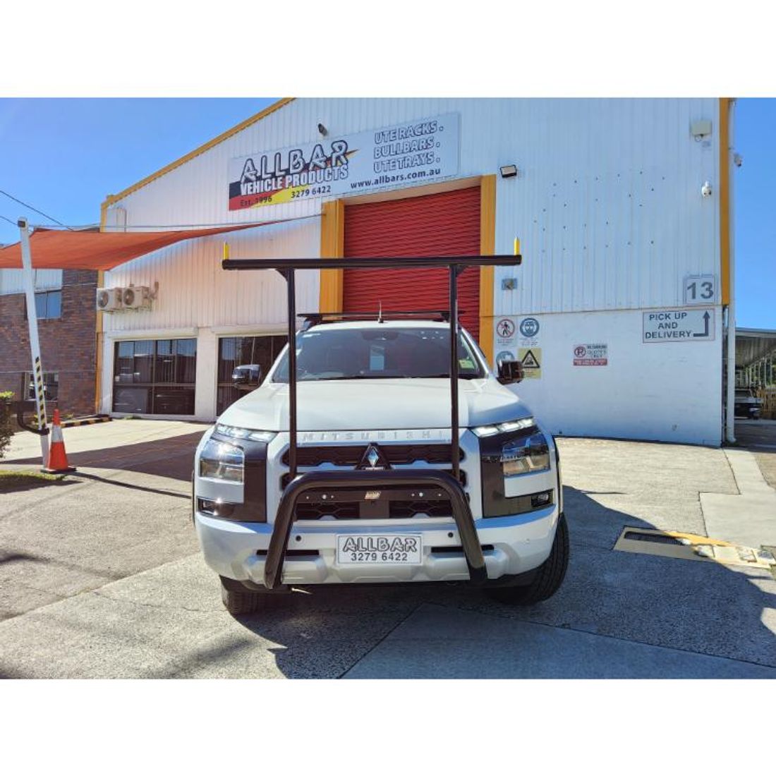 Black Nudgebar/HRack to suit 2025 Mitsubishi MV Triton GSR