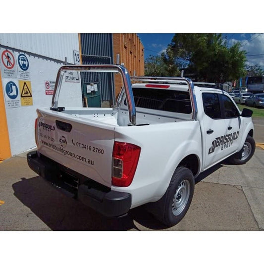 76mm Polished Style Racks with Pins to suit 2021 Nissan Navara