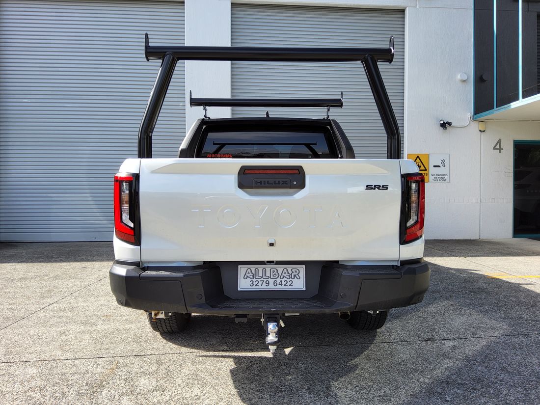 Black Alloy Adaptor Rack set to suit 2026 SR5 Hilux