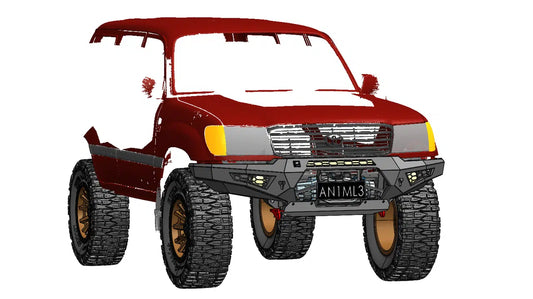 Predator bull bar to suit, Landcruiser 105 series 1998-2002