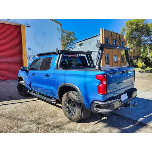 “Custom Made” Black 100mm Trade Racks to suit Chev Silverado