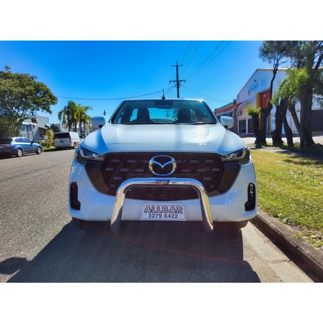 Polished Alloy 76mm Nudgebar to suit 2025 Mazda BT50