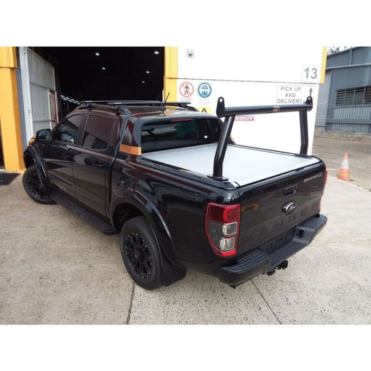 Black Rear Fixed Trade Rack to suit 2021 Ford Wildtrak X
