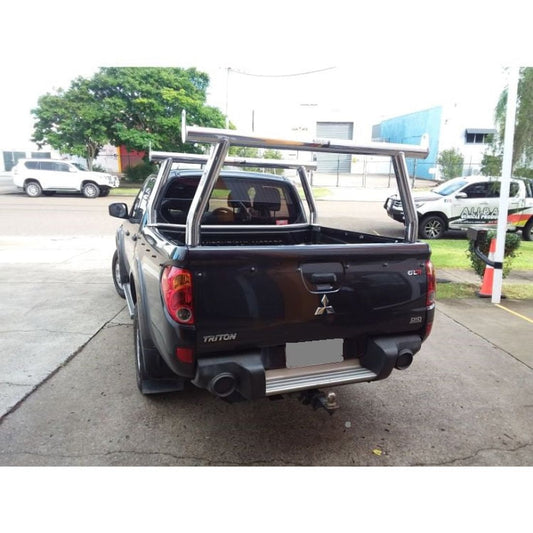 76mm Polished Trade Racks to suit Mitsubishi MN Triton