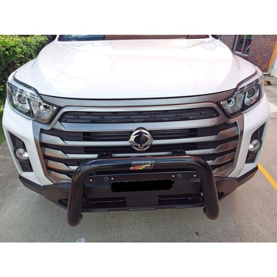 Black 76mm Alloy Nudgebar to suit 2022 Ssangyong Musso