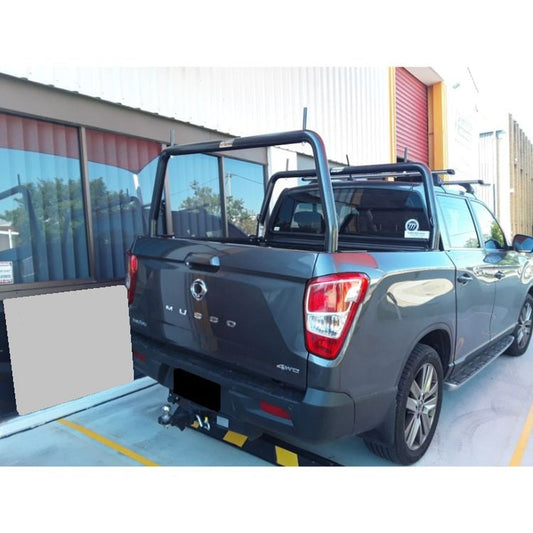 P/Coated Black Style Rack with Pins Compatible with 2020 Ssangyong Musso