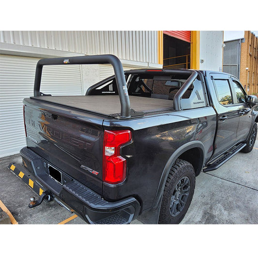 Textured Black 76mm rear fixed Style Rack to suit Chevrolet Silverado