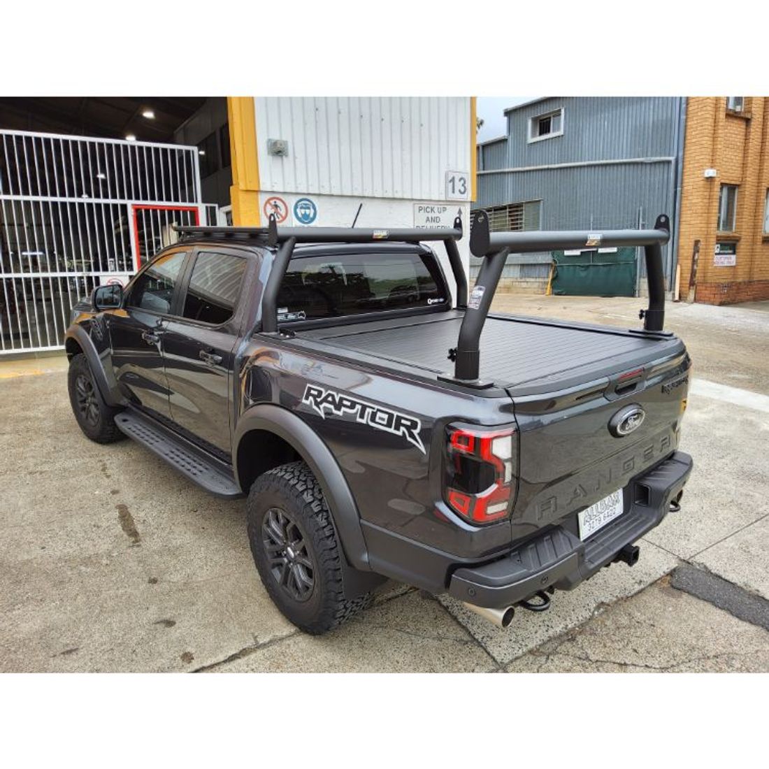 P/Coated Black 76mm FF/RR Trade Rack set to suit the new Next-Gen Ford Raptor