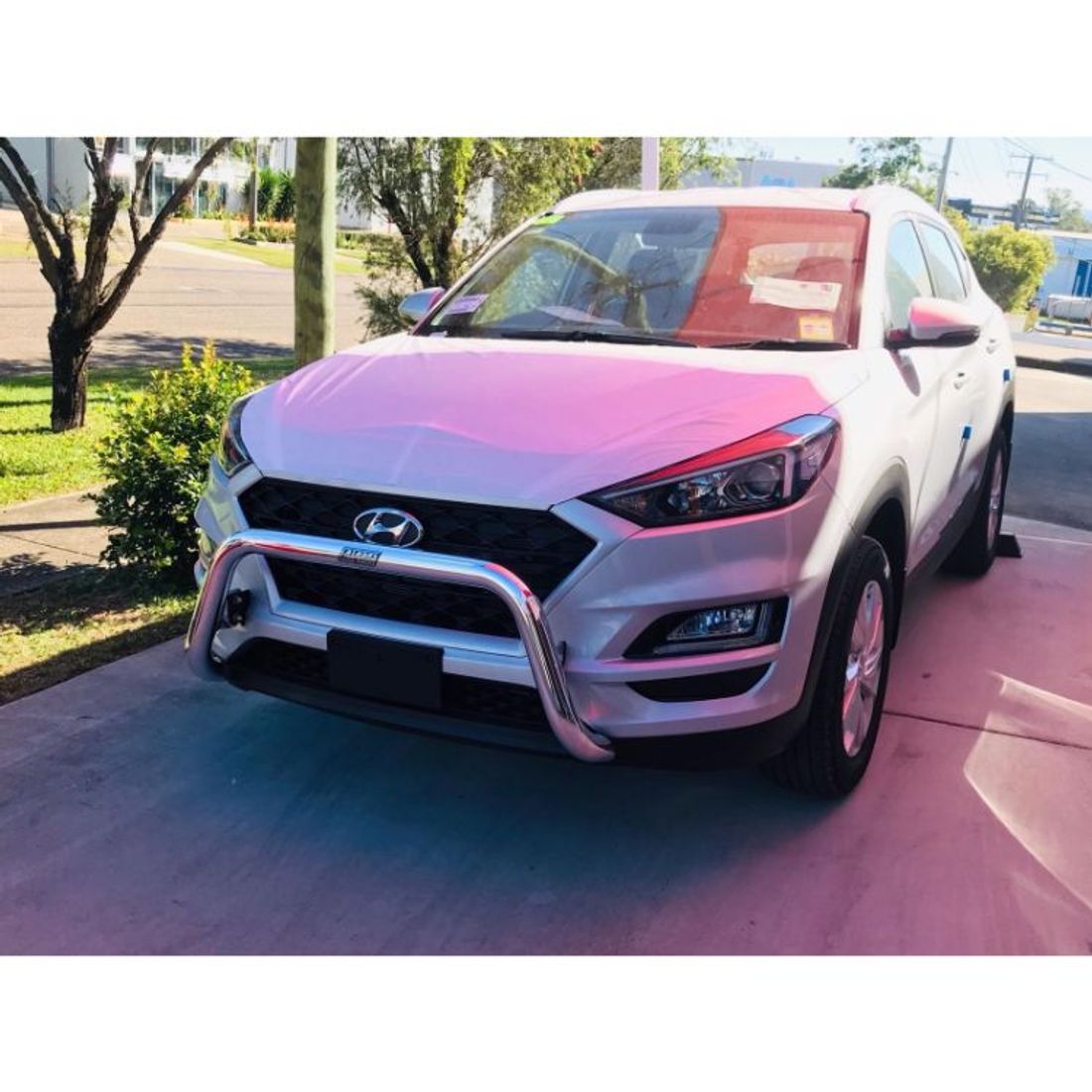 Polished Nudgebar to suit 2018 Hyundai Tucson TL3