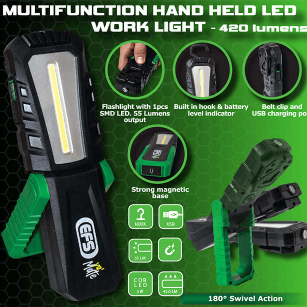 EFS Ya\'Mate Handheld Worklight | EFS-YA-HHWL420