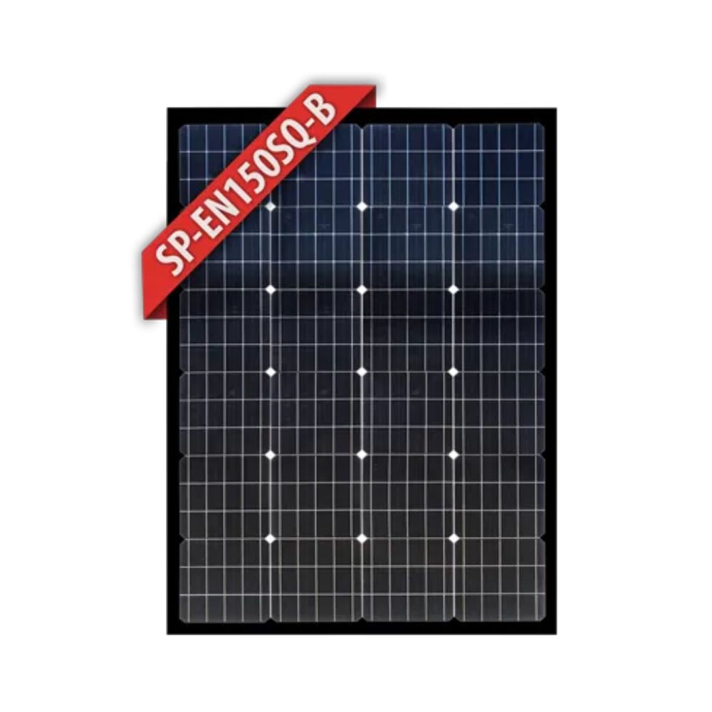 Enerdrive 150W Fixed Mono Solar Panel - Black Frame