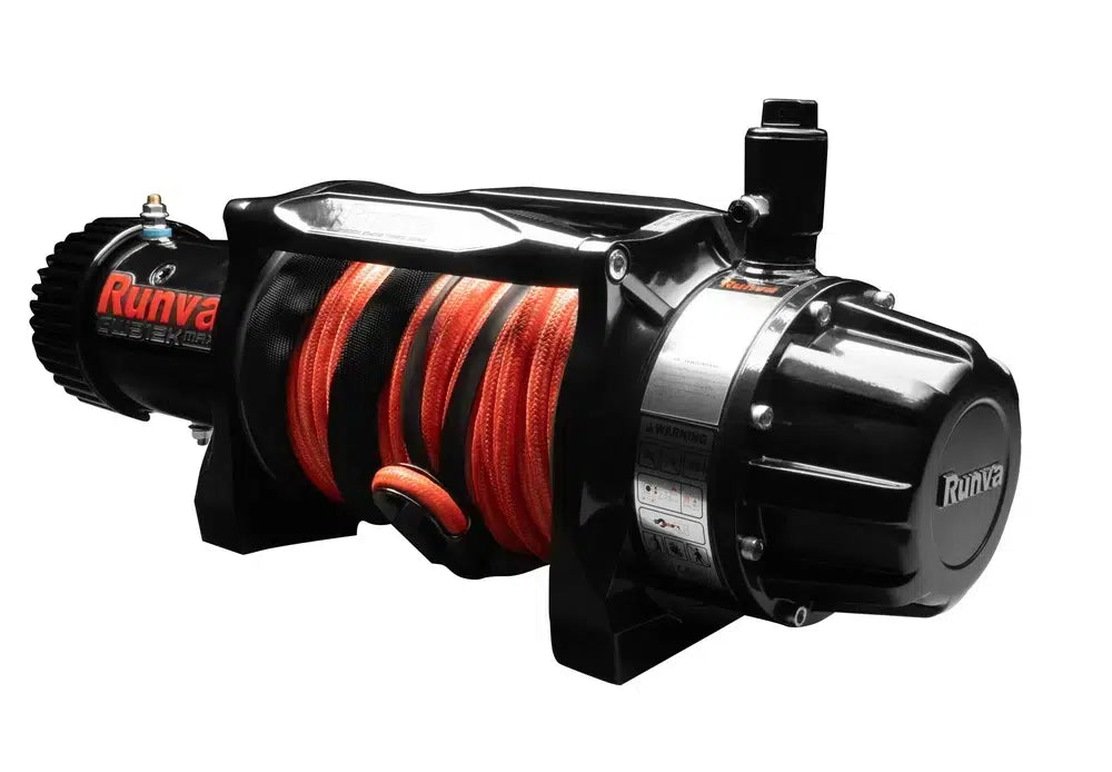 Runva EWB12K MAX 12V with Armortech Synthetic Rope