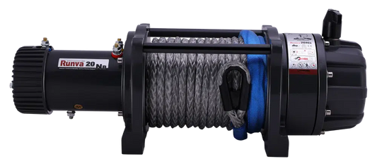 RUNVA EWB20000 PREMIUM WINCH 24V WITH SYNTHETIC ROPE