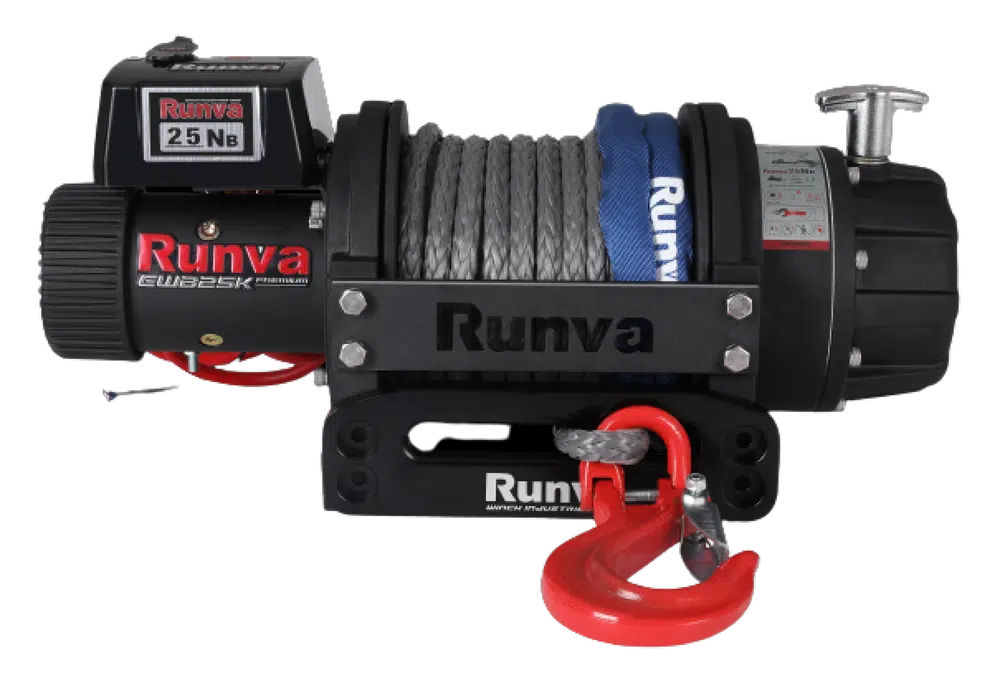 RUNVA EWB25000 PREMIUM 12V WITH SYNTHETIC ROPE