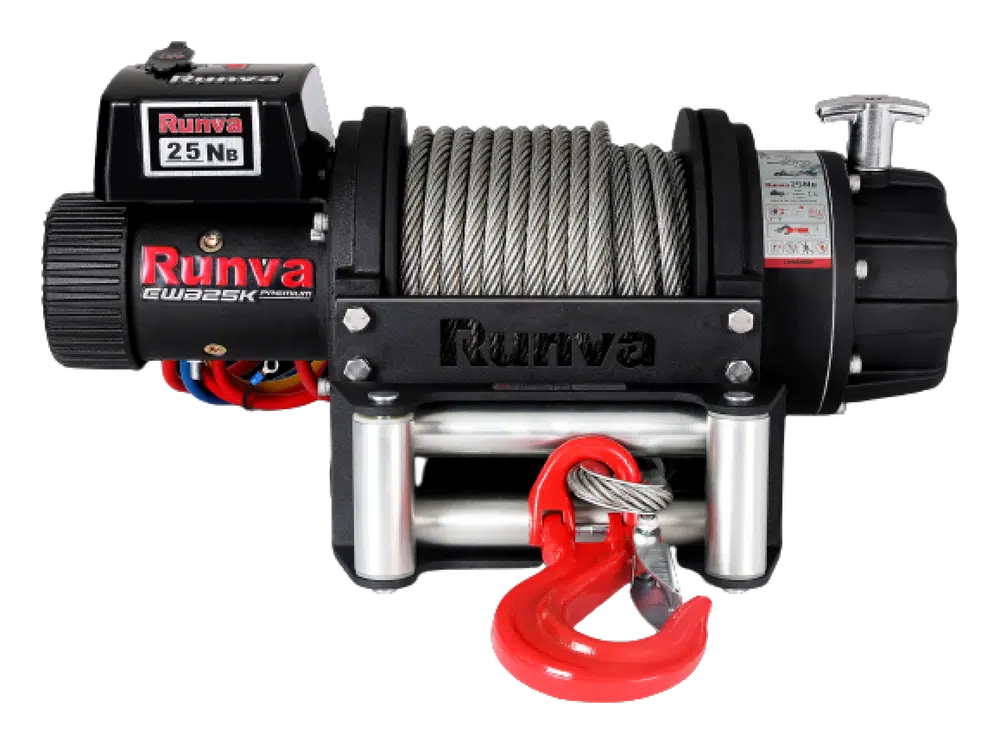 RUNVA EWB25000 PREMIUM 12V WITH STEEL CABLE