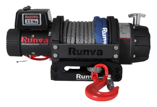 RUNVA EWB25000 PREMIUM 24V WITH SYNTHETIC ROPE