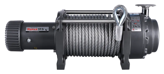 RUNVA EWN17500 24V WITH STEEL CABLE