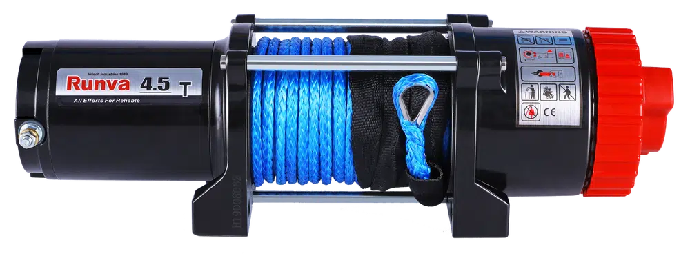 Runva EWT4500 12V with Synthetic Rope