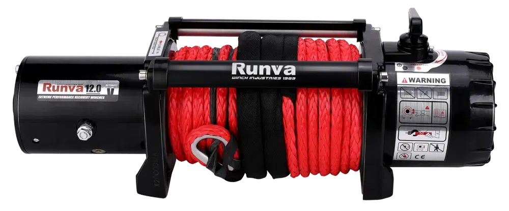 Runva EWV12000 ULTIMATE 12V with Synthetic Rope