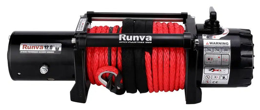 Runva EWV12000 ULTIMATE 24V with Synthetic Rope