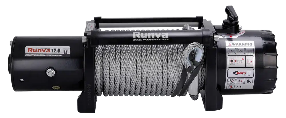 Runva EWV12000 Ultimate 24V with Steel Cable