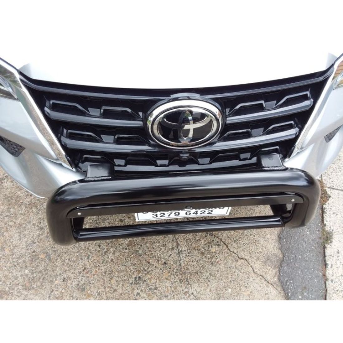 Satin Black Nudgebar to suit 2022 Toyota Fortuner