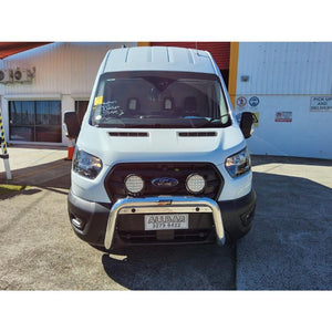 Polished Nudgebar to suit 2024 Ford Transit VO Tech Pack