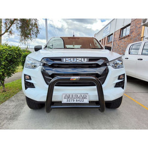 P/Coated Black 76mm Alloy Series II Nudgebar to suit 2023 Isuzu DMax