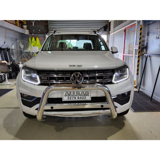 Polished 76mm Nudgebar to suit VW Amarok Highline