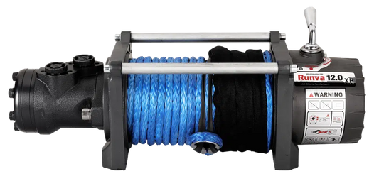 RUNVA HWX12000 HYDRAULIC WINCH WITH SYNTHETIC ROPE