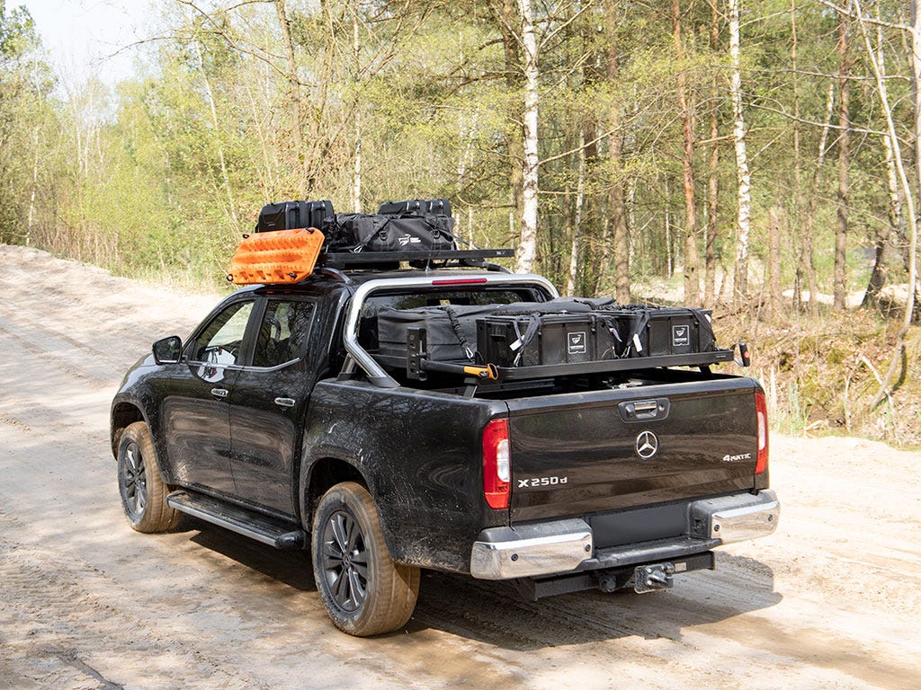 Mercedes-Benz X-Class w/MB Style Bars (2017-Current) Slimline II Load Bed Rack Kit