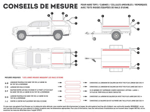 Ute Canopy or Trailer with OEM Track Slimline II Rack Kit / 1255mm(W) X 1762mm(L)