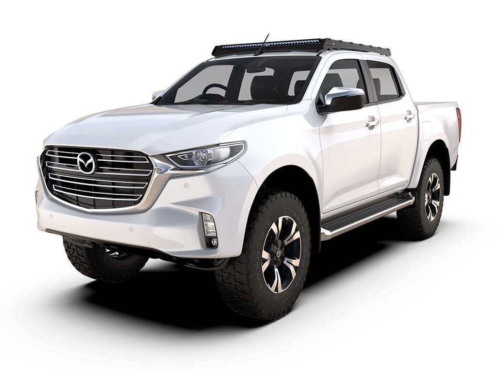 Mazda BT50 (2020-Current) Slimsport Roof Rack Kit w/40in Light Bar Kit