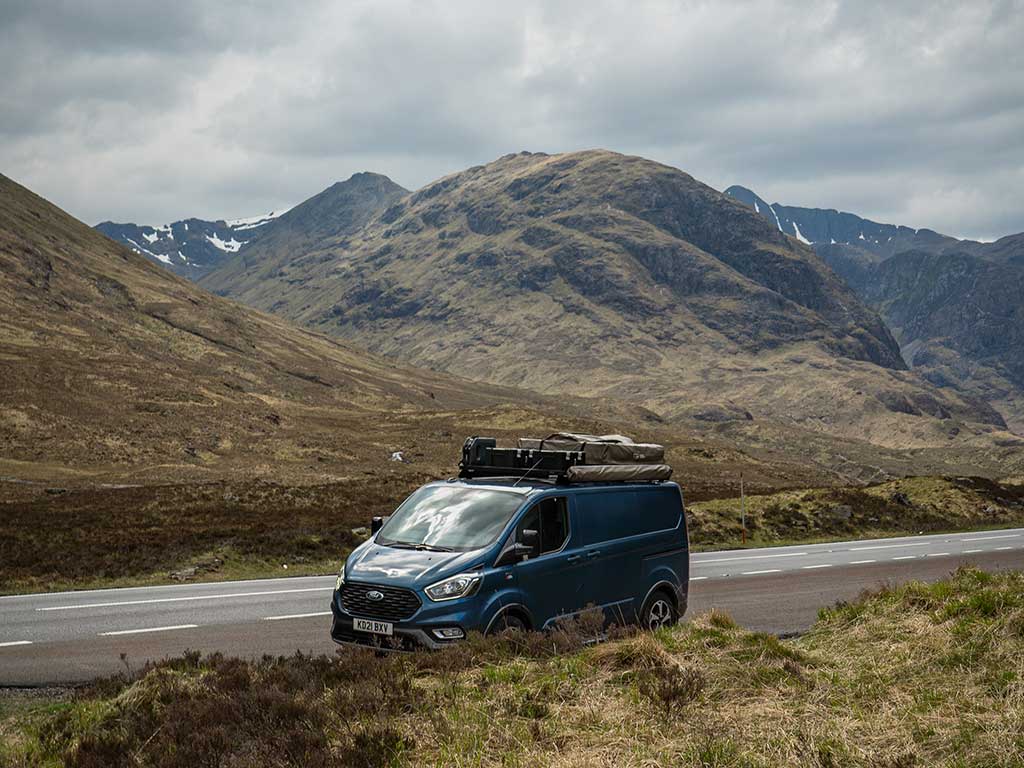 Ford Tourneo/Transit Custom LWB (2013-Current) Slimline II Roof Rack Kit