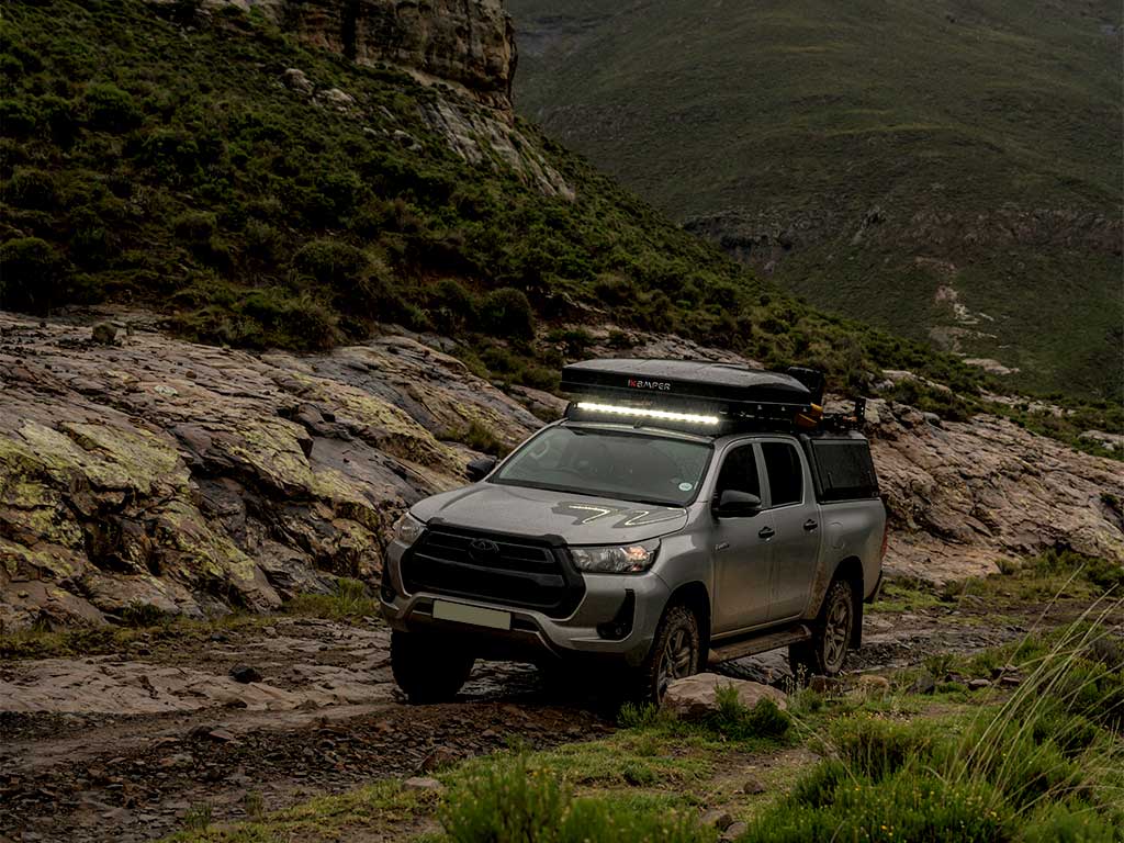 Toyota Hilux (2016-Current) Slimsport Roof Rack Kit Light Bar Ready