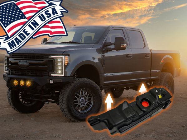 Titan Ford Crew Cab, F250 F350 Short Bed Diesel Fuel Tank